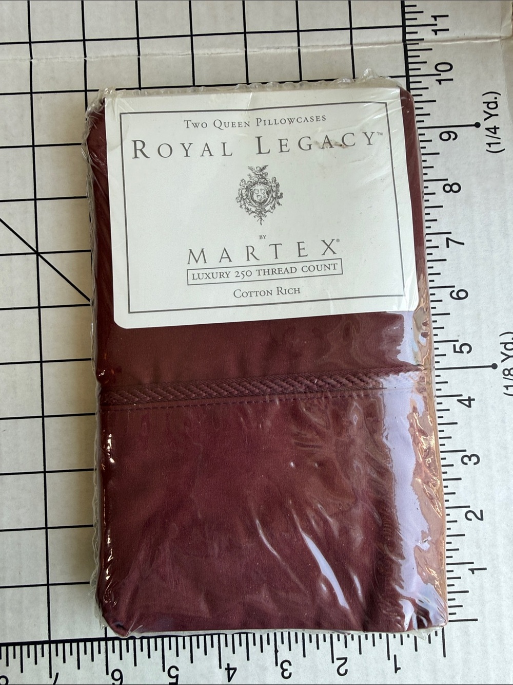 Martex Royal Legacy Queen Pillowcases – Set of 2 (New Old Stock)